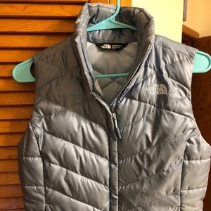Light Blue North Face Vest